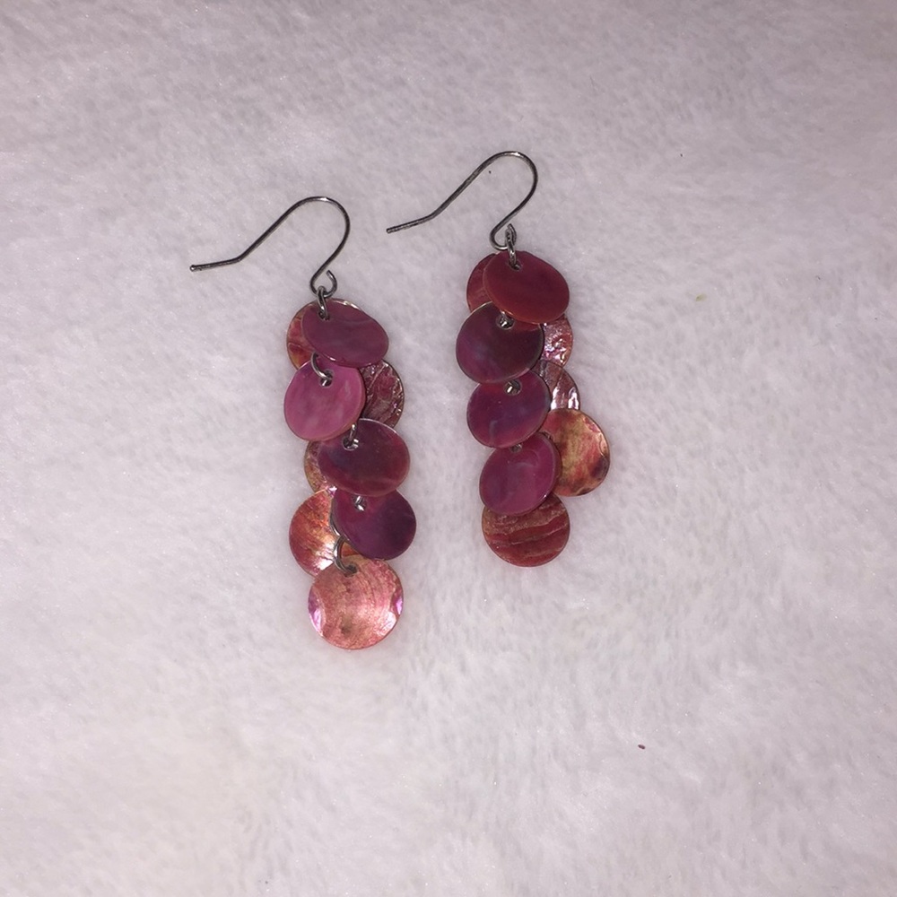 Pink earrings